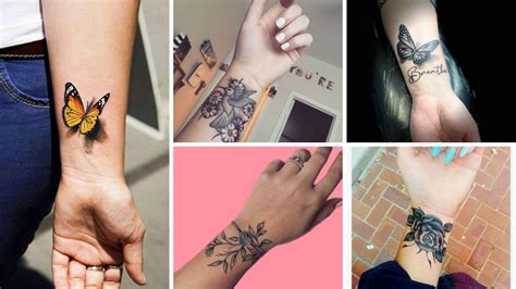 60+ Beautiful Wrist Female Tattoo Designs 2023