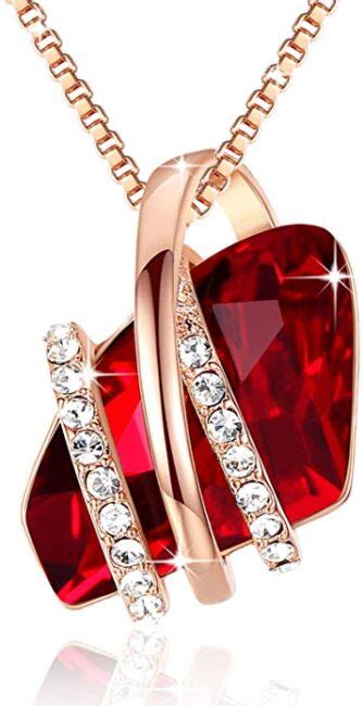 Authentic Swarovski Elements Crystal Ruby Red Necklace Giveaway • Steamy Kitchen Recipes Giveaways