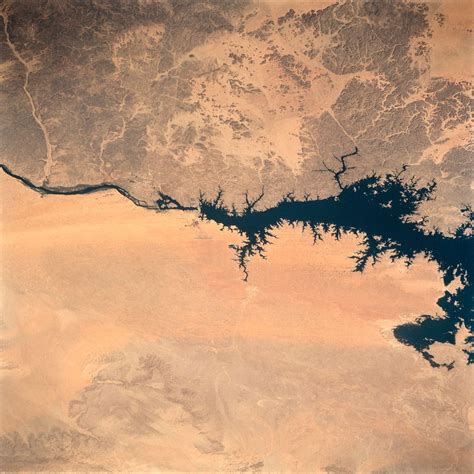 Nile River, Lake Nasser, Aswan High Dam, Egypt, Africa - NARA & DVIDS ...