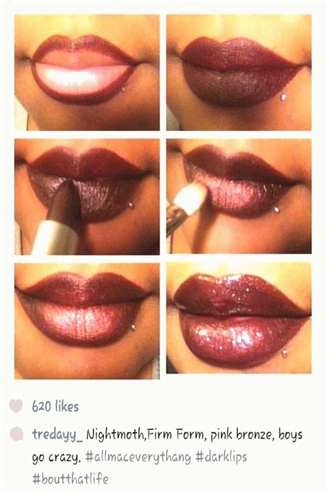 Dark lips Instagram Dark lips Instagram | Brown skin makeup, Dark lips, Dark lipstick