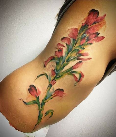 Bitterroot Flower Tattoo