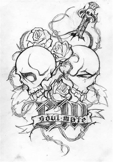 Soul Mate Sketch by quailegg on DeviantArt