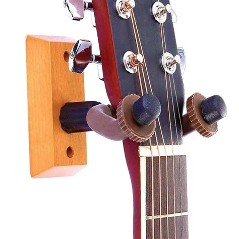 Pin on Real Wood Guitar Hanger for Wall