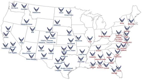 Air Force bases, state side Us Air Force Bases, Air Force Love, Air Force Nurse, Air Force Wife ...