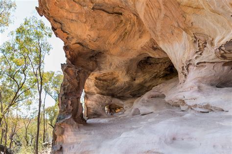 National Park Odyssey: Sandstone Caves, Pilliga National Park, NSW.