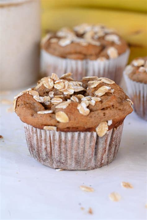 Oatmeal Banana Muffins