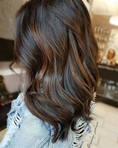 Subtle Auburn Highlights for Brown Hair | Brown hair colors, Brown hair ...