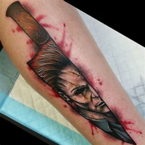 Michael Myers Tattoo Knife