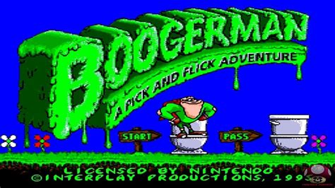 Boogerman gameplay (Snes) - Grossest game ever - YouTube