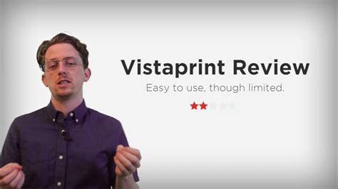 Vistaprint Review: Easy to use, though limited. - YouTube