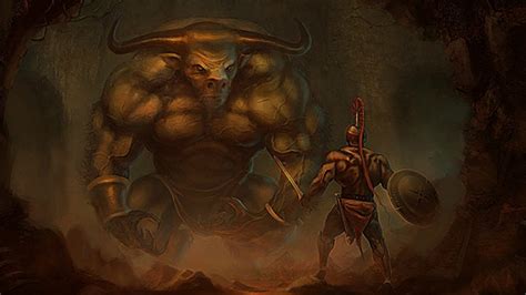 Thần thoại Hy Lạp: Quái vật đầu bò Minotaur