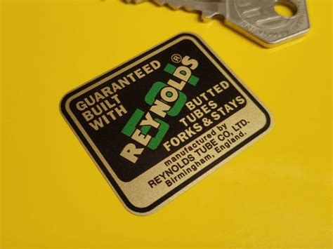 Reynolds 531 Guaranteed Built With Sticker - 42mm or 57mm