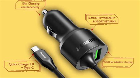 7 Best USB Car Charger Adapter with Quick charge capacity & PD