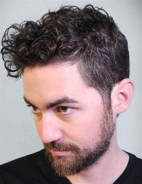 Top 30 Hairstyles For Men With Beards Best Curly Haircuts, Haircuts For ...