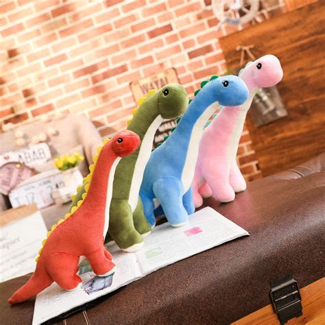 Brachiosaurus Long Neck Dinosaur Pillow Plush Stuffed Animal Jurassic – Dan's Collectibles and More