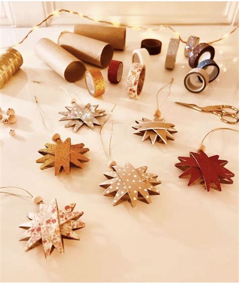 many different types of christmas decorations on a table