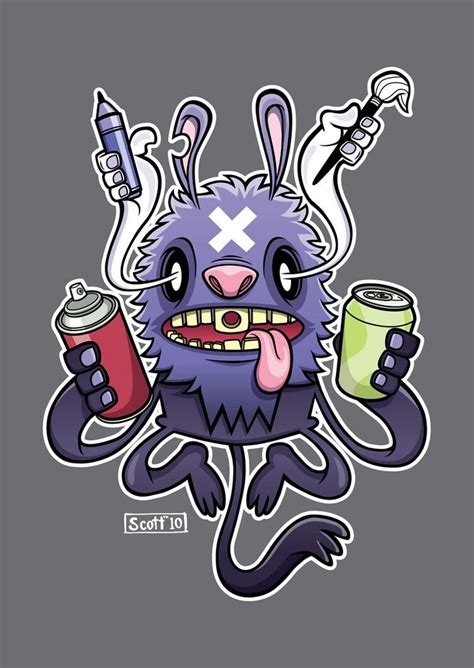 Pin by Candice on deviant art | Graffiti characters, Sticker art, Graffiti art