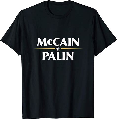 McCain Palin 2008 Presidential Campaign Logo White T-Shirt | T shirt ...