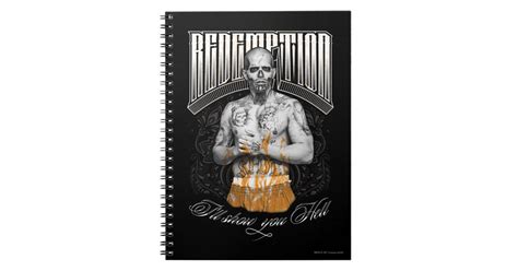 Suicide Squad | El Diablo "Redemption" Tattoo Notebook | Zazzle