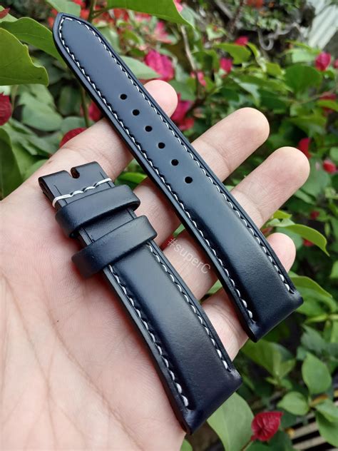 Chromexcel watchband in Dark navy : r/HandmadeWatchbands