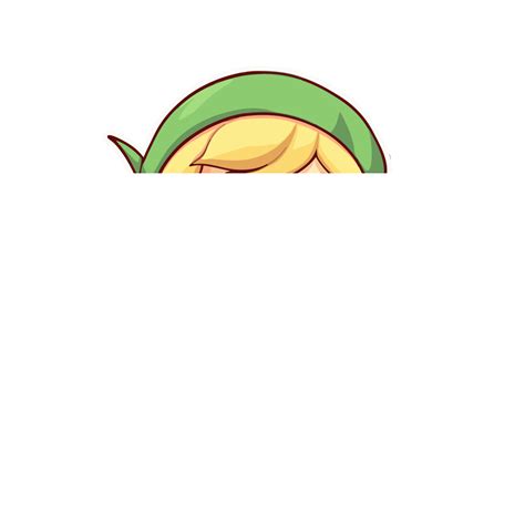 Cute Elf Character In An Anime Cartoon Style Vector Clipart, Sticker Design With Cartoon ...