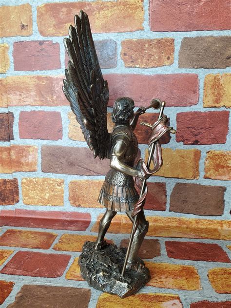 Vintage St. Gabriel the Archangel Statue Christian Home | Etsy