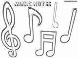 Musical Notes Coloring Pages  Home sketch template