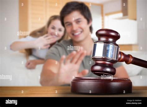 Judge gavel hitting hi-res stock photography and images - Alamy