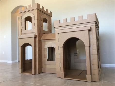 Diy Cardboard Castle Playhouse - Woodworking Creative Projects