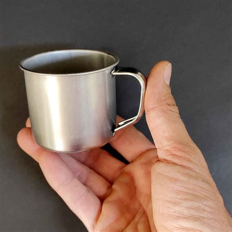 Outdoor Camping Steel Cup with Handle Lightweight & Unbreakable ...