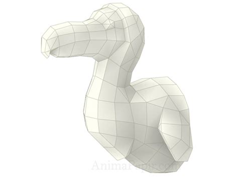 Model - Dodo, Dodo Bird papercraft, low poly Dodo bird, paper dodo, DIY ...