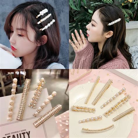 Korean Sweet Clips Headwear Hair Styling Tool Women Fashion Hair ...