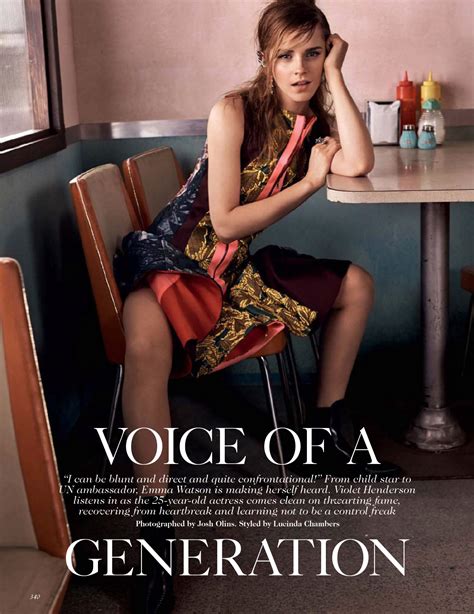 Emma Watson: Emma Watson covers Vogue UK (September 2015)