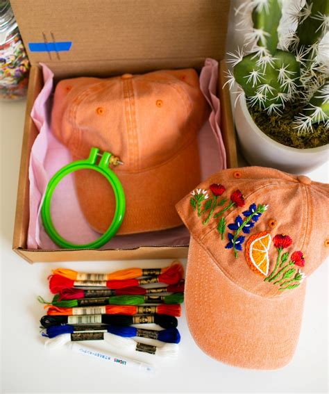 Embroidered Hats / DIY Kits and Patterns Lexi...