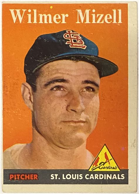 Wilmer “Vinegar” Mizell 1958 Topps St. Louis Cardinals Baseball Card – KBK Sports