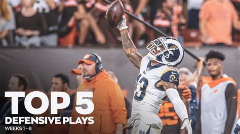 Top 5 defensive plays | Weeks 1-8