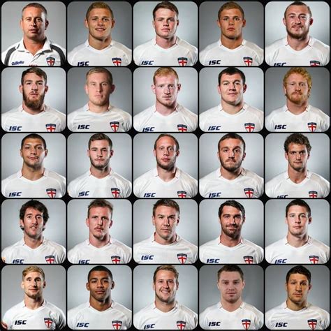 England RL 2014 Squad | England rugby league, England rugby, Rugby league