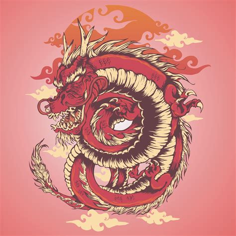 red dragon vector illustration 13269158 Vector Art at Vecteezy