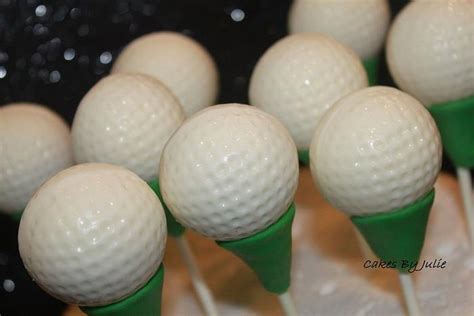 Golf ball Cake Pops! - Decorated Cake by Cakes By Julie - CakesDecor