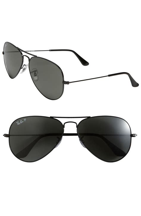 Ray ban aviator black polarized 108844-Ray ban aviator total black ...