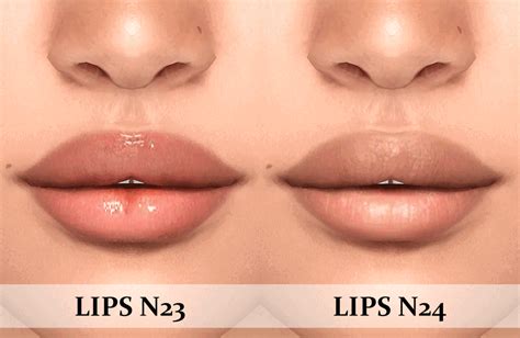 three different lip shapes are shown in this image