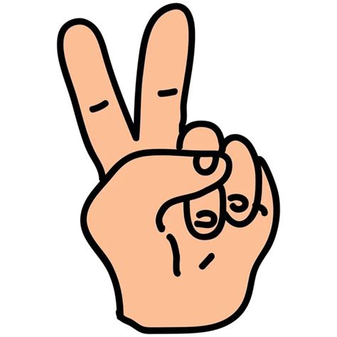 Clipart: three finger | Three Fingers — Stock Vector © AvelKrieg #24802589