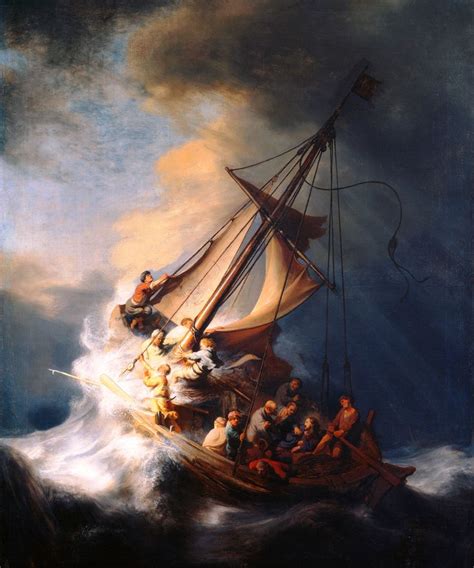 Jesus Calms the Sea Picture | ... -Museum-1990-sailing-boat-men-miracle ...