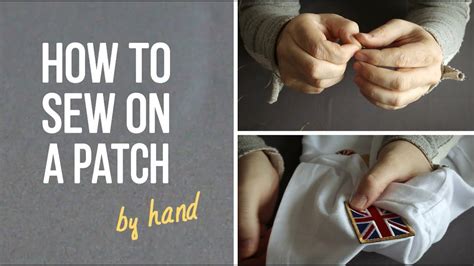 EMBROSOFT – How to sew on a patch (by hand) - YouTube