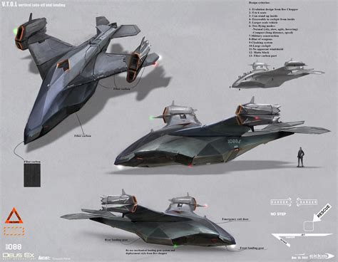 Herve Groussin aka Nuro - Concept design of VTOL