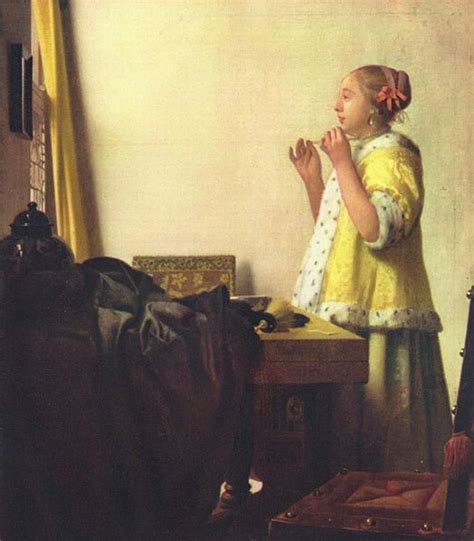 真珠の首飾りの女 | Johannes vermeer, Vermeer, Vermeer paintings