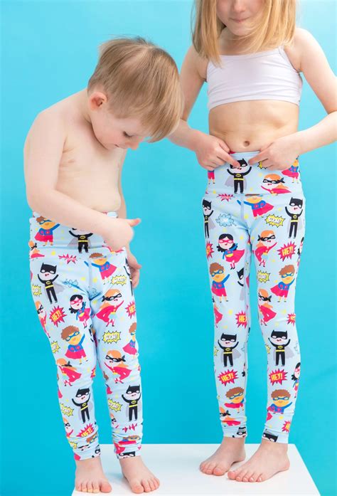 Superhero Kids Tights with four favorite superheroes - Hauteletics.no