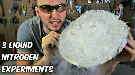 3 Awesome Liquid Nitrogen Experiments! - YouTube