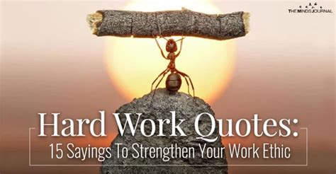 Hard Work Quotes: 15 Sayings To Strengthen Your Work Ethic