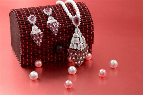 Silver and Red Studded Jewelry · Free Stock Photo
